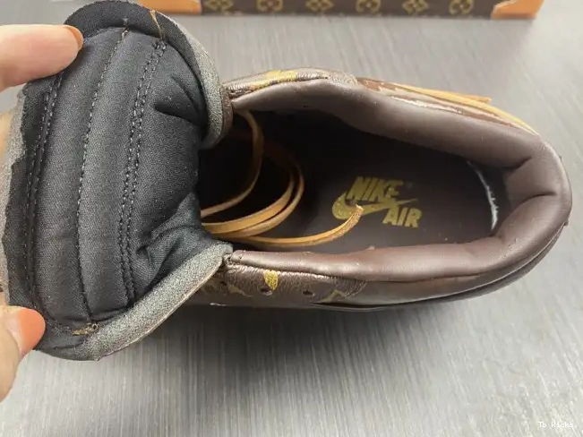 Rep TBK x Jordan OW Off-Louis 1 LOW Air AJ1 0504
